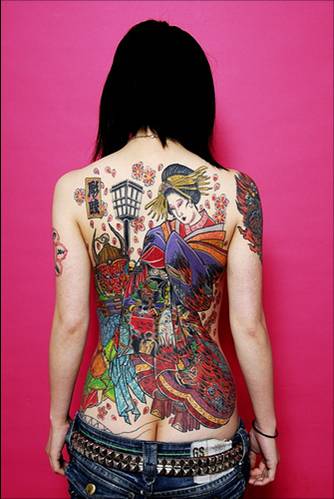 Chinese Woman Tattoo