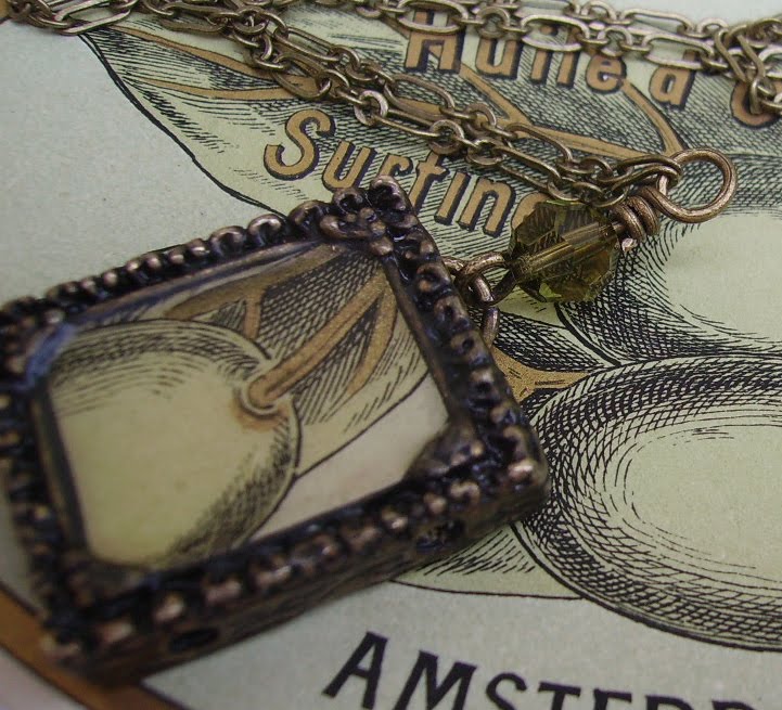 Compass Rose Design Jewelry Blog Vintage Label and Postage Stamp Jewelry