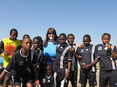 Girls soccer team - Mjwayeli Elementary School