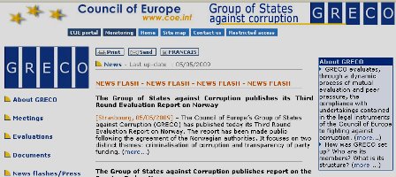 Grupului de State Împotriva Corupţiei