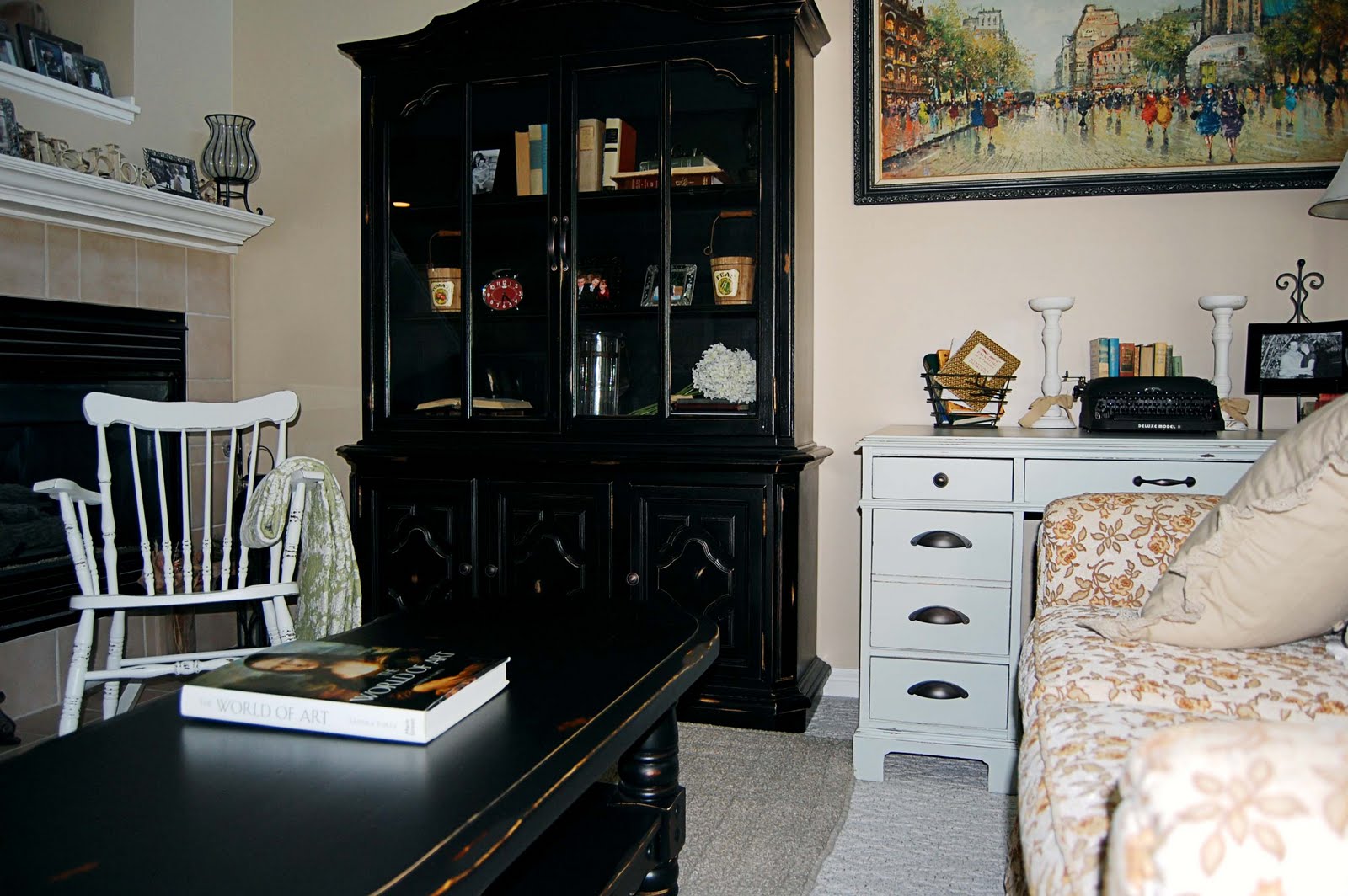 The Frosted Gardner Yard Sale Gardner Rocking Chair Before & After