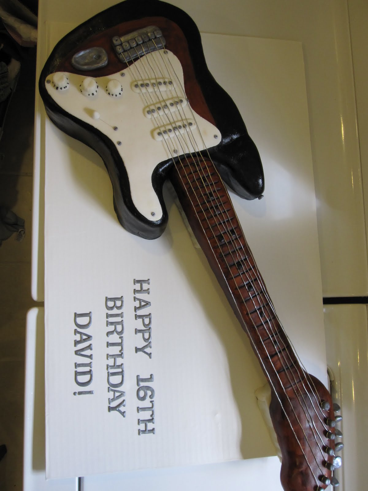 Bass Guitar Cake