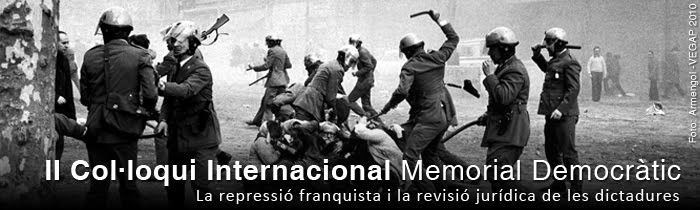 II Col·loqui Internacional Memorial Democràtic