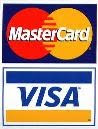 Pague suas contas com Visa e Master