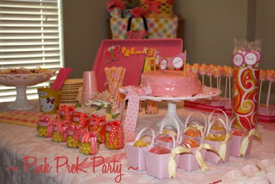 Pink Party Food