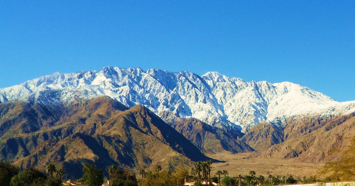 Things to Ponder Five Feet of Fresh Snow in Palm Springs