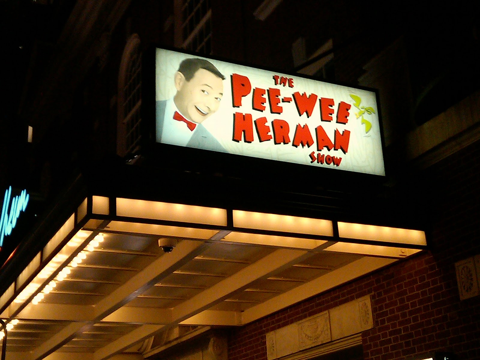 Things to Ponder PeeWee Herman Show on Broadway