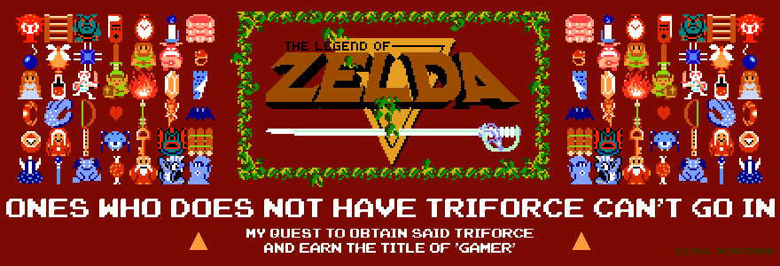 Ones Who Does Not Have Triforce Can't Go In