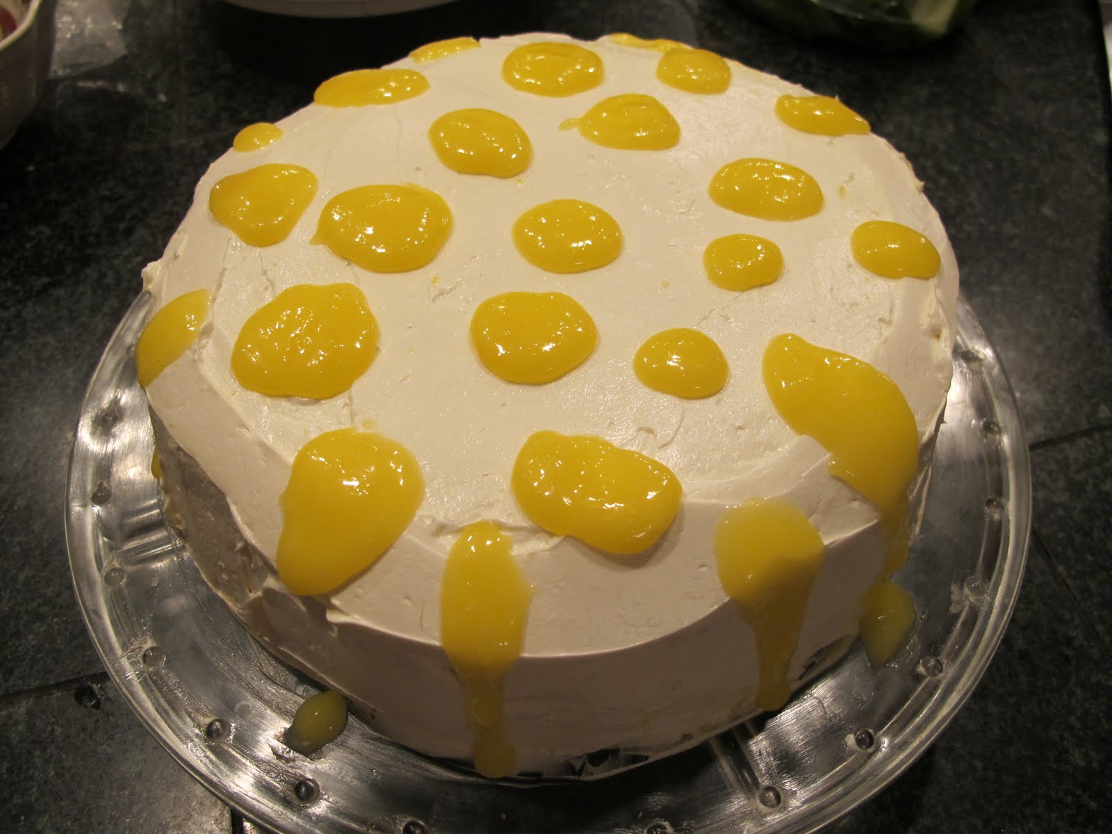FEED ME: Sunny Side Up Lemon Curd Cake