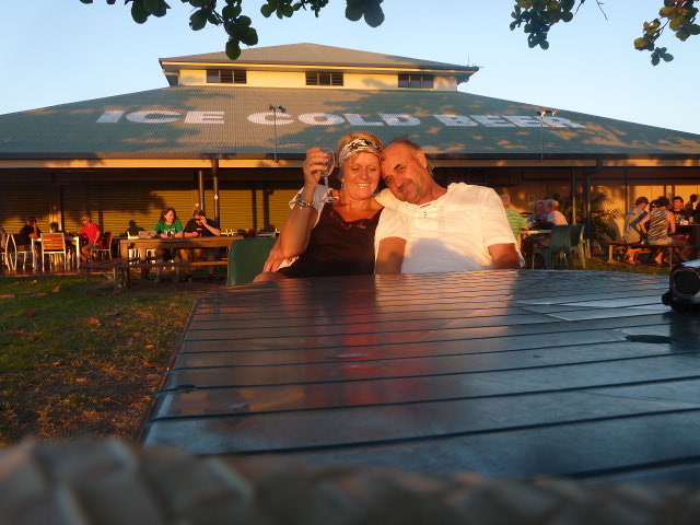 US WATCHING THE SUNSET OVER THE GULF OF CARPENTERIA  ..KARUMBA QLD