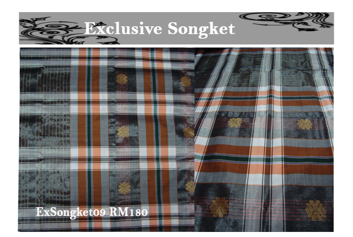 SOLD - RM180 (ExSongket09) Exclusive Songket - 2.25m - SOLD