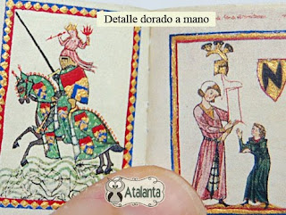 libro miniatura iluminado medieval