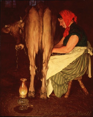 [Mrs+Catherine+O+Leary+Milking+Daisy+illustration+by+Norman+Rockwell+c+1935.jpg]