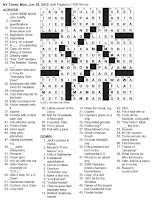 The new york times crossword in gothic: june 2010 The New York Times Crossword in Gothic: June 2010