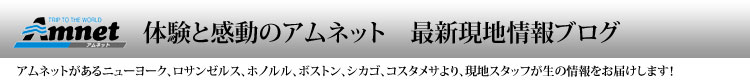 体験と感動のアムネット　最新現地情報ブログ