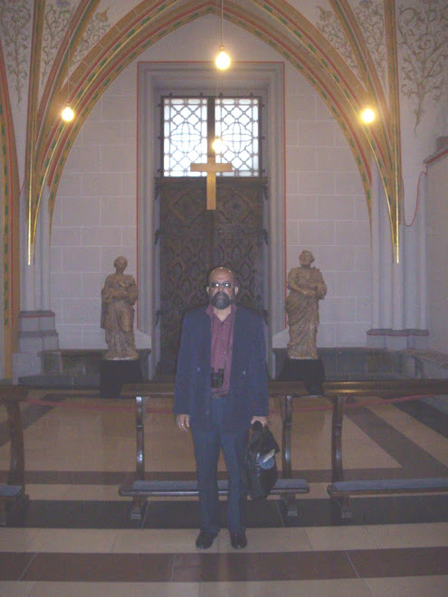 Rudolph.A.Furtado inside theancient "Colgne cathedral." in Germany.(Saturday 22-5-2010)