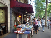A "Avante Garde" book stall near Champs Elysees.