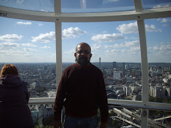 Inside "London Eye".(Sunday 30-5-2010).