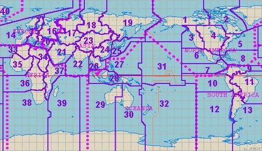 cq grid map cq grid map