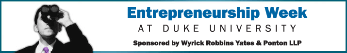 Entrepreneurship Week at Duke University