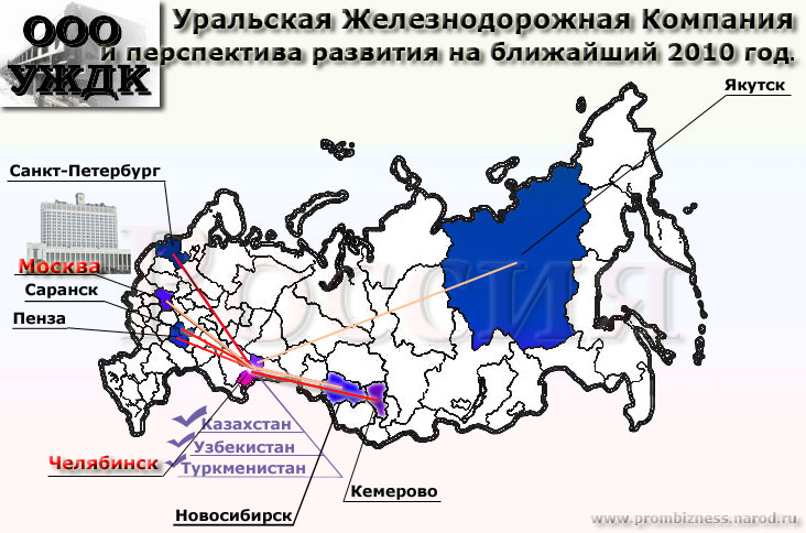 ООО «Уральская Железнодорожная Компания» и перспектива развития на ближайший 2010 год.