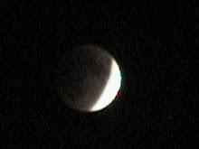 Lunar eclipse seen at Mexico City. 6/03/2008