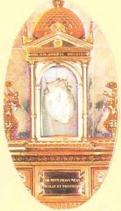 Corazon incorrupto de Sta. Ma. Josefa Rossello