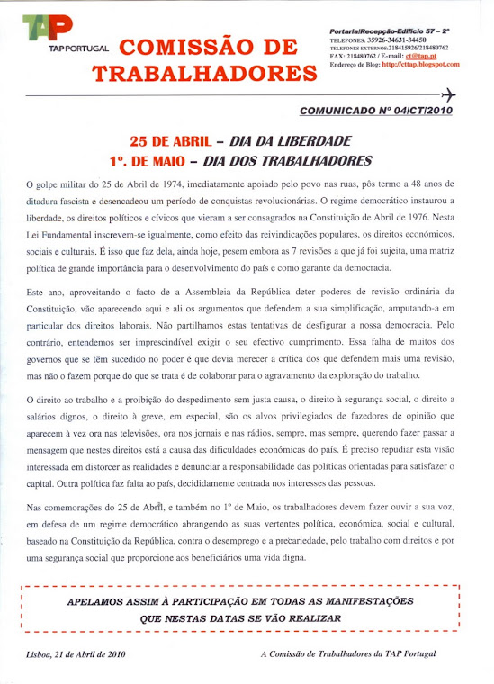 Comunicado 04/2010