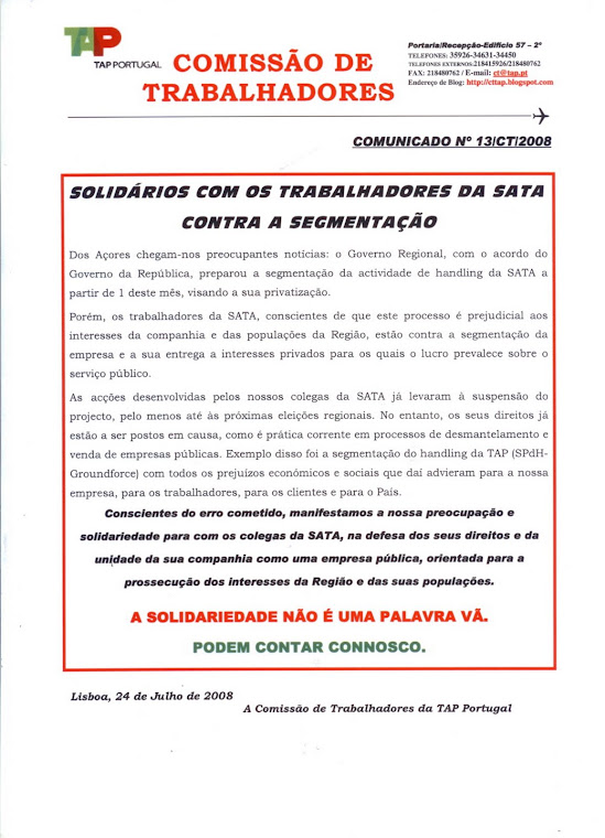 Comunicado 13/2008