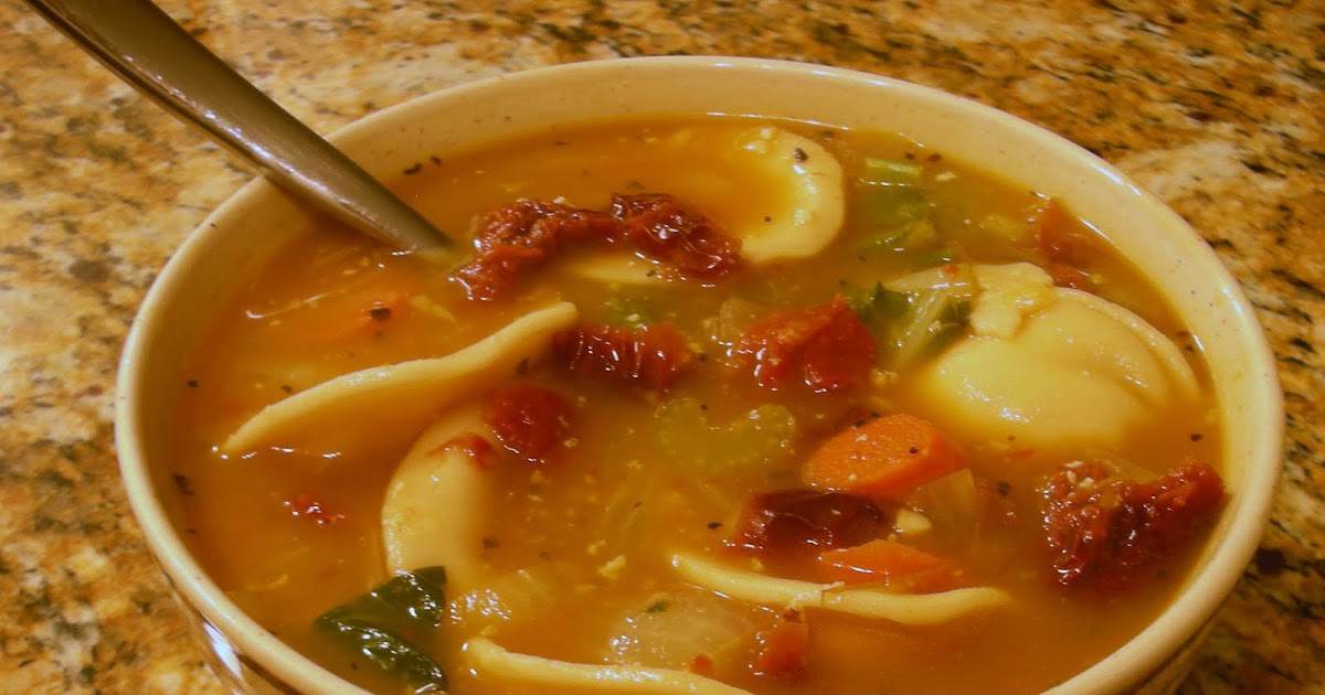 Everyday Vegan SunDried Tomato 'Tortellini' Soup