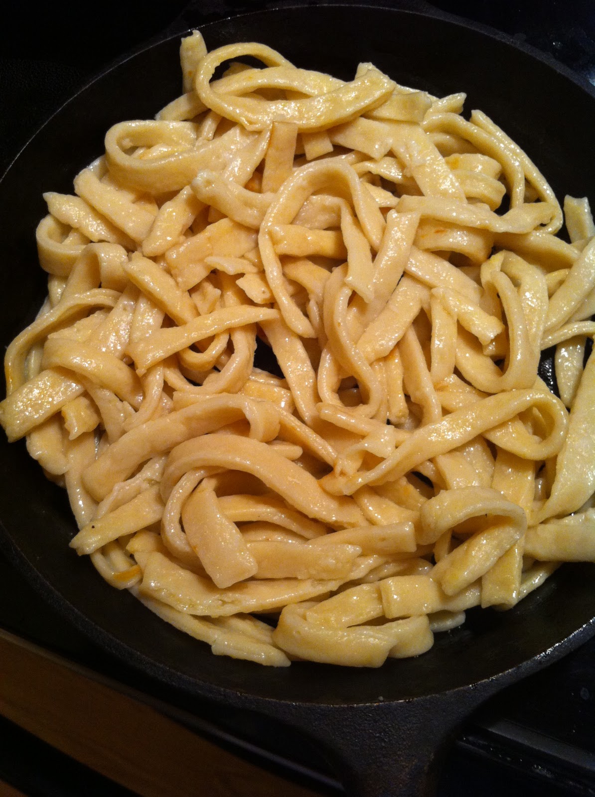 Rowley's Whiskey Cold, Rainy Weather Yields Homemade Noodles