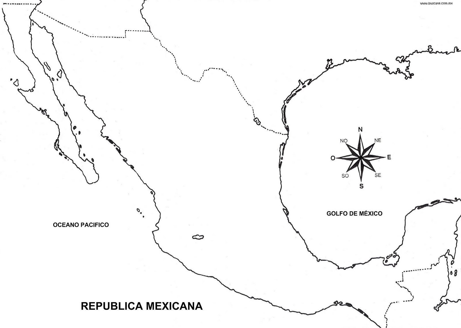 Mapa De Mexico