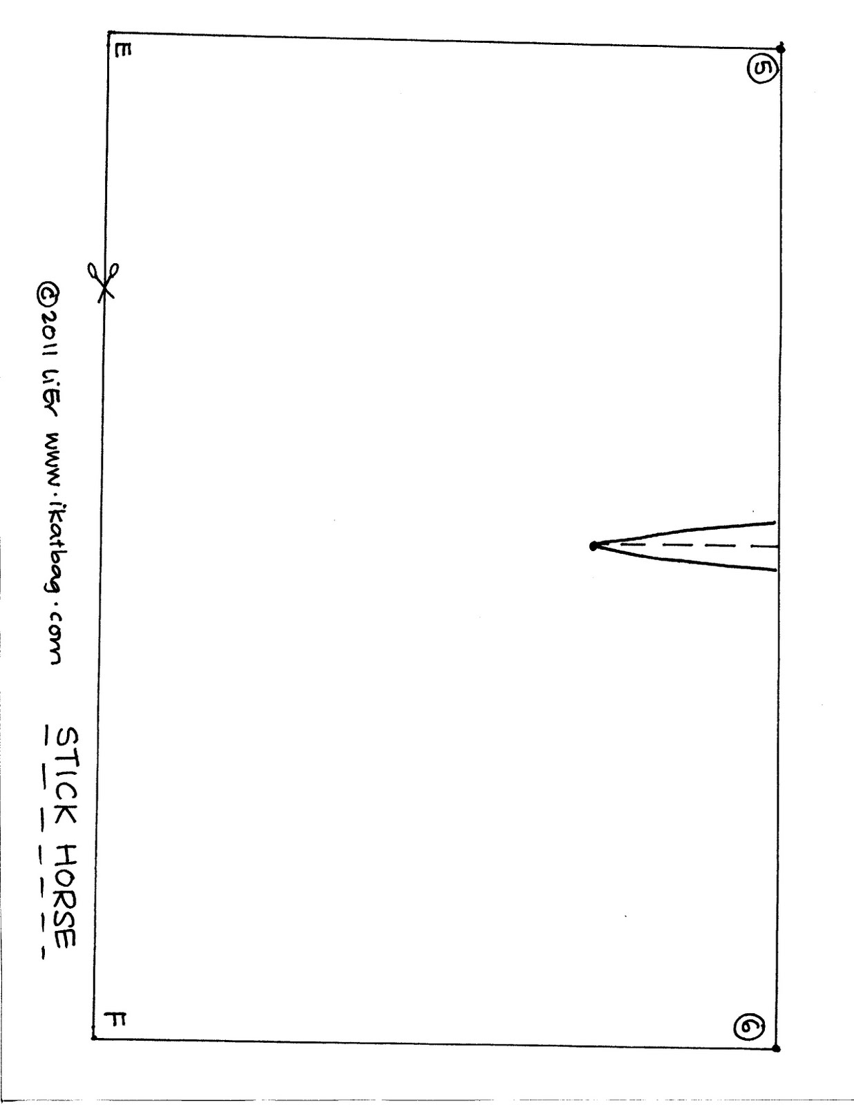 ikat bag How To Make A Stick Horse