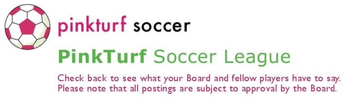 Pink Turf Soccer
