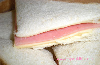 My Wok Life Cooking Blog - Ham and Cheese Toasted Sandwich -