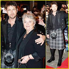 gerard butler in a kilt