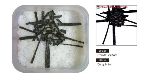 comida japonesa com musica
