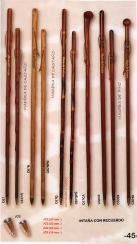 Productos del camino de Santiago: Bastones peregrino