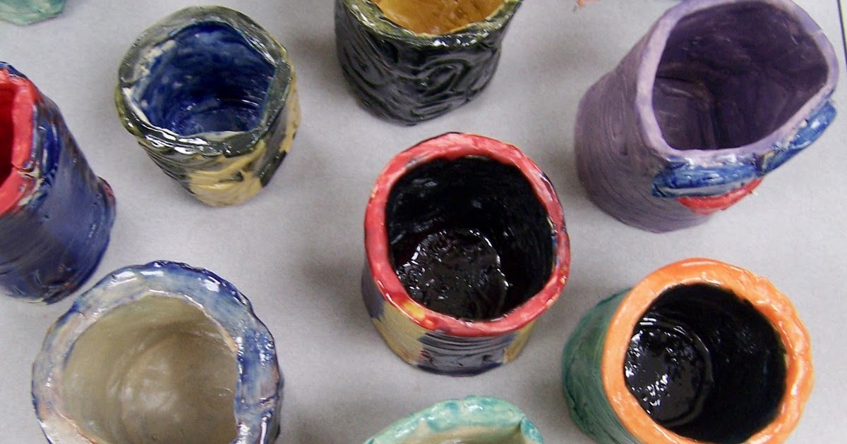 art & ideas that grow Coiled Clay Cups!