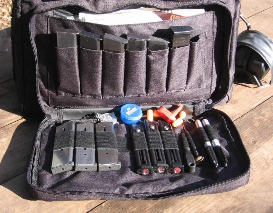 2 pistol range bag?