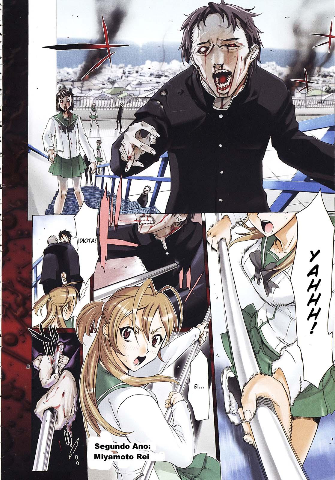 Highschool of the Dead [JAPONÊS] Completo do 1 ao 7 manga high school