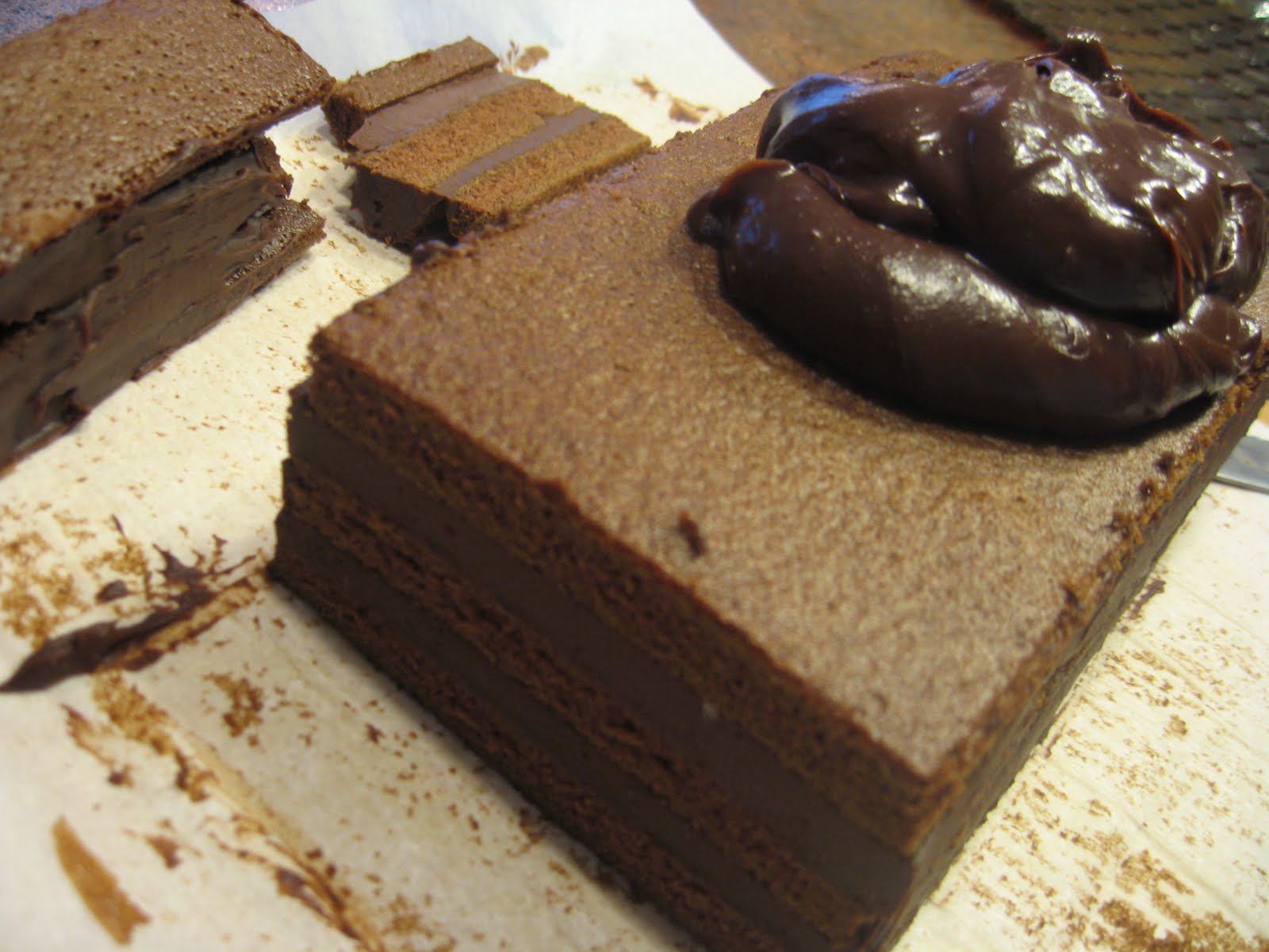 the monarch and the mrs kitchen Seventh Heaven Chocolate Truffle Cake