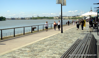 View from the hangars on the quays in Bordeaux