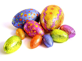 Easter chocolate eggs