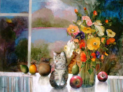 Still Life Painting by French Artist Maurille Prevost