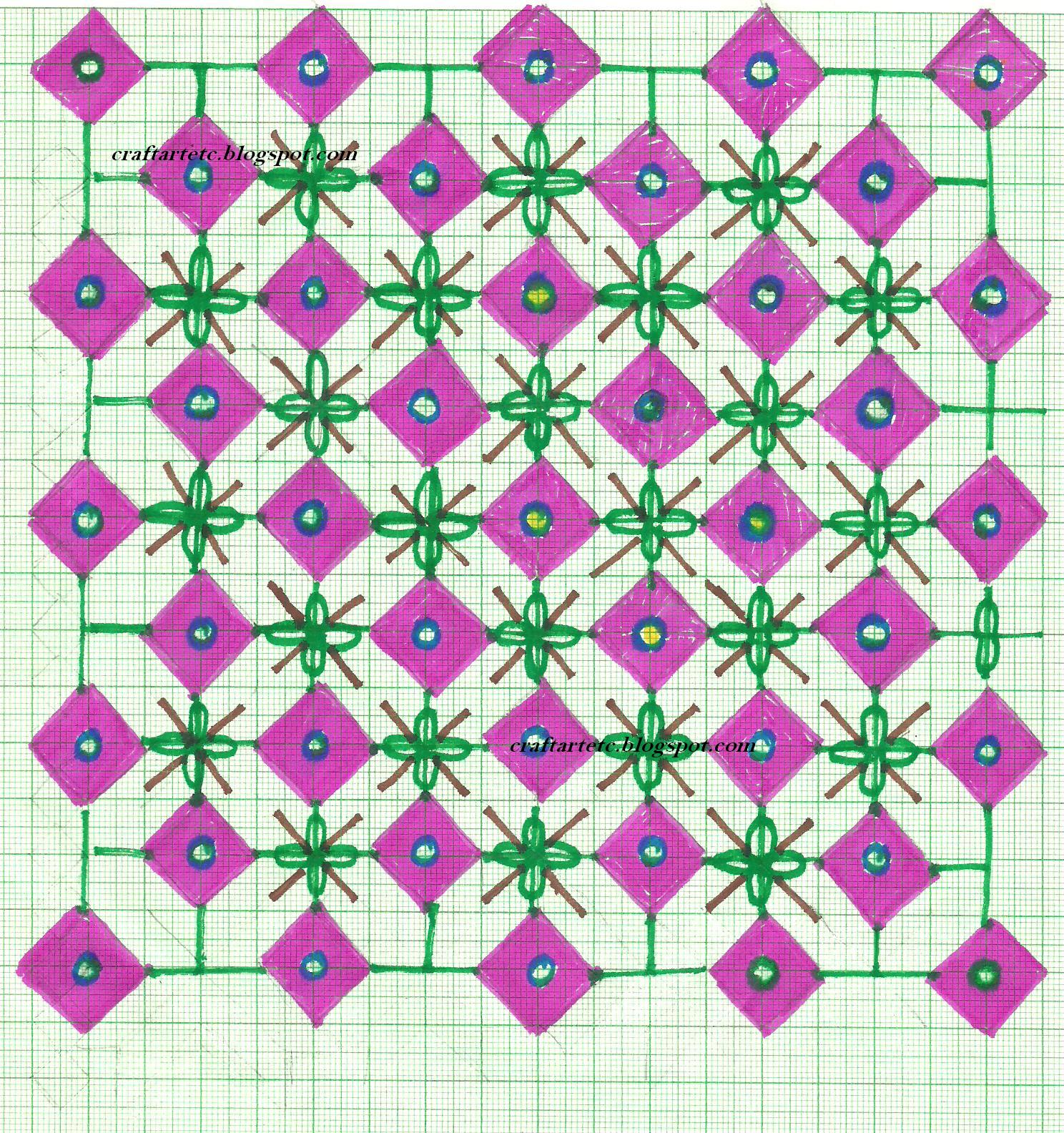 Soft Toys, Rangoli, Fabric paint Latest Rangoli Designs (Maharastrian)