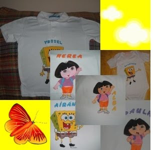El rincón de Mariola: Camisetas personalizadas