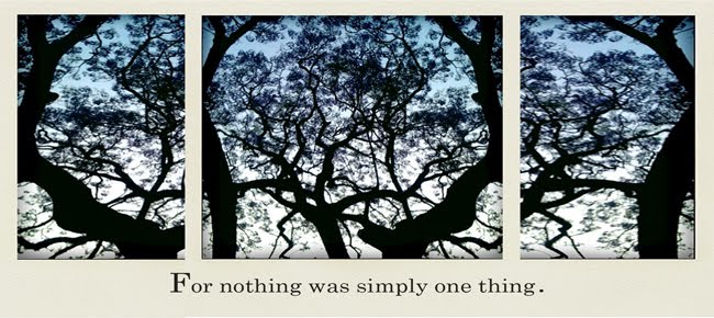 For nothing was simply one thing.