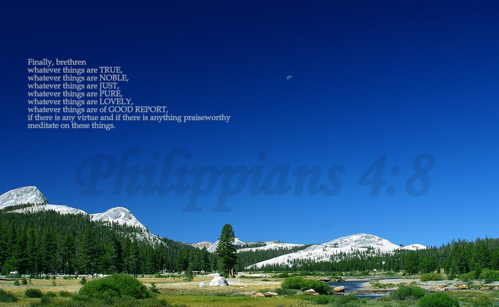 Free Christian Wallpapers: Philippians 4:8