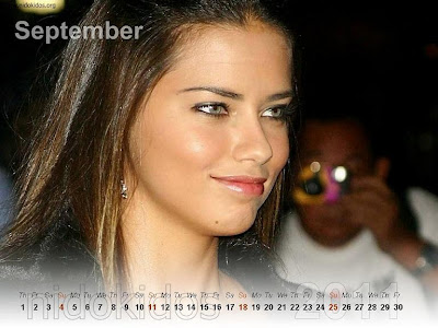 Adriana Lima Calendar 2011